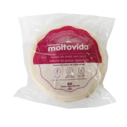 AREPA DE MAIZ CON YUCA RELLENA DE QUESO DE BUFALA MOLTOVIDA X 4UND