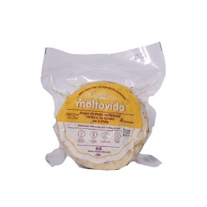 AREPA DE MAIZ MULTICEREAL RELLENA DE QUESO DE BUFALA MOLTOVIDA X4 UND X 380GR