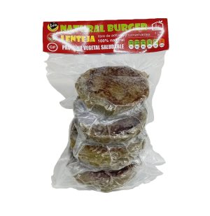 NATURAL BURGER LENTEJA HC X4UND