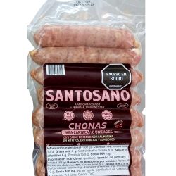 SANTOSANO CHONAS LINEA CARNICA  CHORIZO DE CERDO X8UND