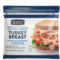 TURKEY BREAST PAVO AHUMADO 340GR -MEMBERS SELECTION
