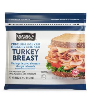 TURKEY BREAST PAVO AHUMADO 340GR -MEMBERS SELECTION