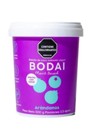 BODAI  PLANT BASED BEBIDA DE COCO IMITACION YOGURT ARANDANOS X500G
