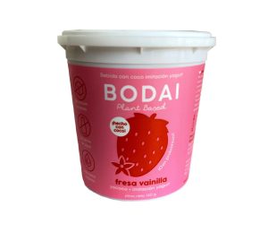 BODAI PLANT BASED BEBIDA DE COCO IMITACION YOGURT FRESA VAINILLA PERSONAL X140G