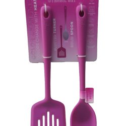 UTENSIL SET COLOR CHANGING 2 PIECES