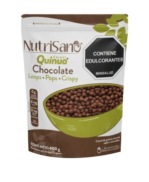 CEREAL QUINUA POP CHOCOLATE 400GR -NUTRISANO