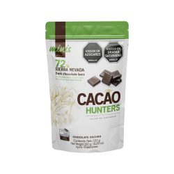 CACAO HUNTERS CACAO DE COLOMBIA CHOCOLATE OSCURO X 320 GR MINIS AL 72% SIERRA NEVADA