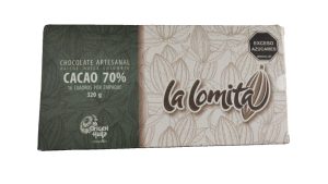 CHOCOLATE ARTESANAL CACAO 70% X320GR -LA LOMITA