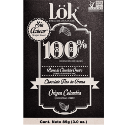 CHOCOLATE LOK 100 CACAO X 85G