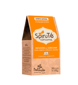 SPIRUTE CURCUMA - NATURELA 30 BOLSAS 45 GR