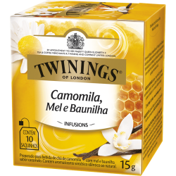 INFUSIONS CAMOMILA MEL E BAUNILHA X15G TWININGS