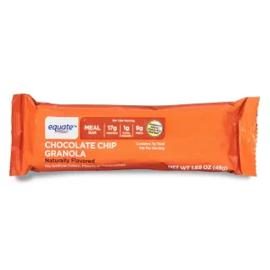BARRA CHOCOLATE CHIP GRANOLA 48 GR EQUATE