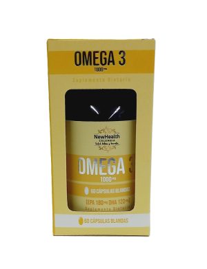 OMEGA 3 1000 NEW HEALTH X 180MG 120 MG