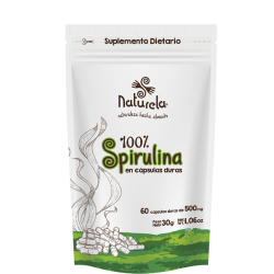 SPIRULINA X 60 CAPSULAS DURAS X500 MG NATURELA