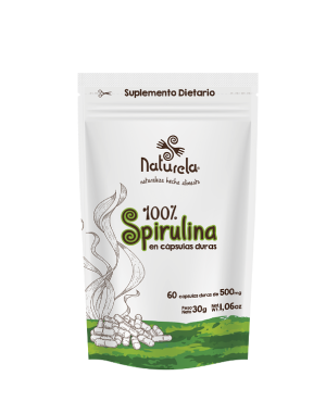 SPIRULINA X 60 CAPSULAS DURAS X500 MG NATURELA