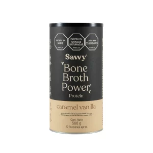 BONE BROTH POWER PROTEIN CARAMEL VAINILLA X560 GR SAVVY