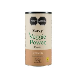 SAVVY VEGGIE POWDER PROTEIN VAINILLA X 560 GR