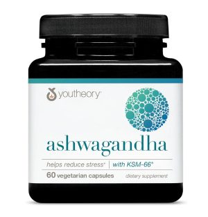 ASHWAGANDHA YOUTHEORY X180 CAPSULES NUTRAWISE