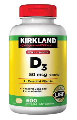 KIRKLAND SIGNATURE EXTRA STRENGTH D3 X50 MCG