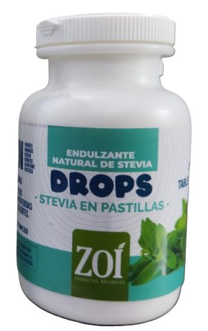 DROPS STEVIA EN PASTILLAS ZOI X800 TABLETS