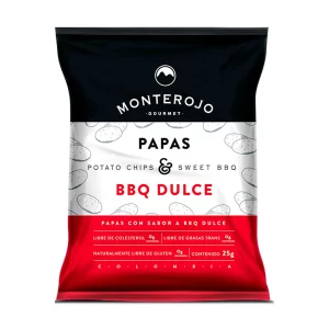 PAPAS BBQ DULCE 25GR -MONTEROJO