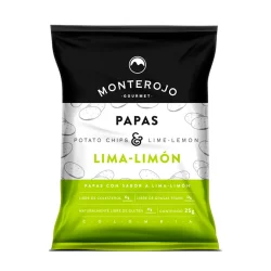 PAPAS LIMA LIMON 25GR -MONTEROJO
