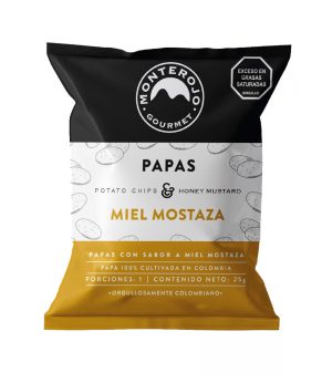 PAPAS MIEL MOSTAZA 25GR MONTEROJO