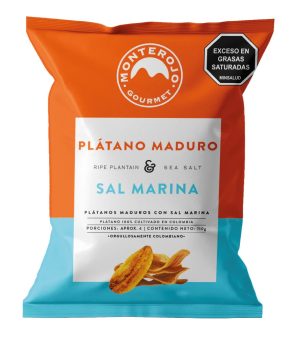 PLATANO MADURO Y SAL MARINA 110 GR-MONTEROJO