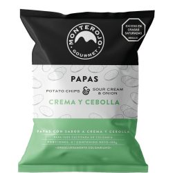 PAPAS CREMA Y CEBOLLA 100 GR -MONTEROJO