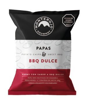 PAPAS BBQ DULCE 100 GR-MONTEROJO