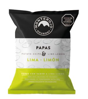 PAPAS LIMA LIMON X100GR-MONTEROJO