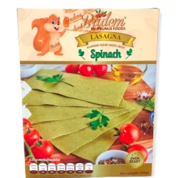 LASAGNA A BASE DE HARINA DE ALMENDRA Y ESPINACA SIN GLUTEN 250GR -BADEM