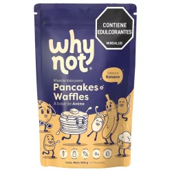 PANCAKES A BASE DE AVENA BANANO  WHY NOT 300G