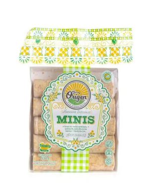 HORNEADOS INTEGRALES MINIS A BASE DE TRIGO INTEGRAL Y QUESOX500 GR X 10 UND DEL ORIGEN