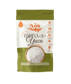 HARINA DE YUCA PREMIUM 480 GR VIVA NATUR