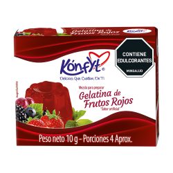 GELATINA DE FRUTOS ROJOS KONFYT X10GR