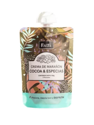 CREMA DE MARAÑON COCOA Y ESPECIAS 100 GR NUTTI