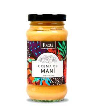 CREMA DE MANI NUTTI 240G