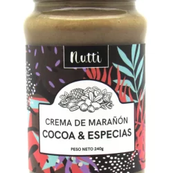 CREMA DE MARAÑON COCOA Y ESPECIAS NUTTI 240GR