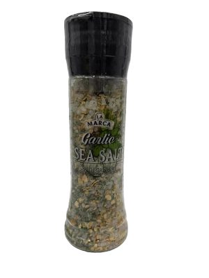 SEA SALT GARLIC WITH GRINDER X224 GR LA MARCA