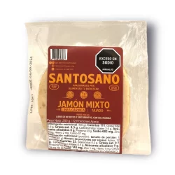 JAMON MIXTO DE PAVO-POLLO 250GR SANTOSANO