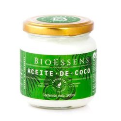 ACEITE DE COCO ORGANICO X200 ML  BIOESSENS