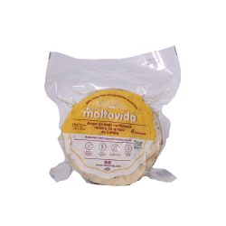 AREPA DE MAIZ MULTICEREAL RELLENA DE QUESO DE BUFALA MOLTOVIDA X4 UND X 380GR