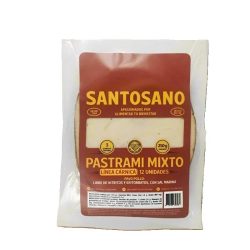PASTRAMI MIXTO PAVO-POLLO 250GR SANTOSANO