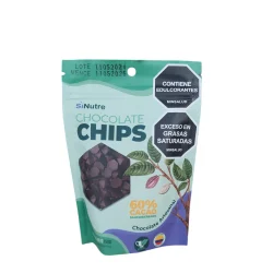 CHOCOLATE CHIPS AL 60% CACAO SANTANDEREANO X150GR SINUTRE