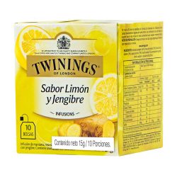 INFUSIONS LIMON CON JENGIBRE X15GR TWININGS