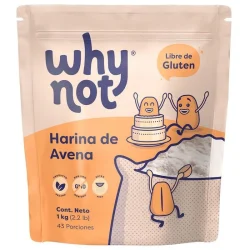 HARINA DE AVENA x1KG WHY NOT