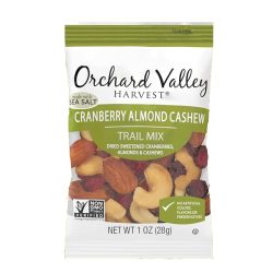 CRAMBERRY ALMOND CASHEW TRAIL MIX 28GR ORCHARD VALLEY