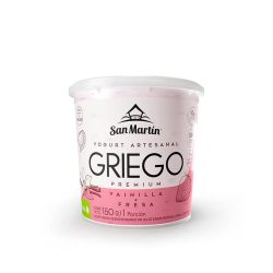 YOGURT GRIEGO VAINILLA FRESA 150 GR SAN MARTIN
