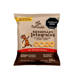 ROSQUILLAS INTEGRALES DE ARROZ - NATURELA X36GR